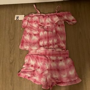 Tie die two piece